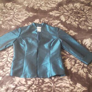 Another Thyme Blue Beaded Jacket